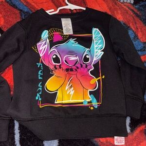 Disney Black Stitch Graphic Sweatshirt